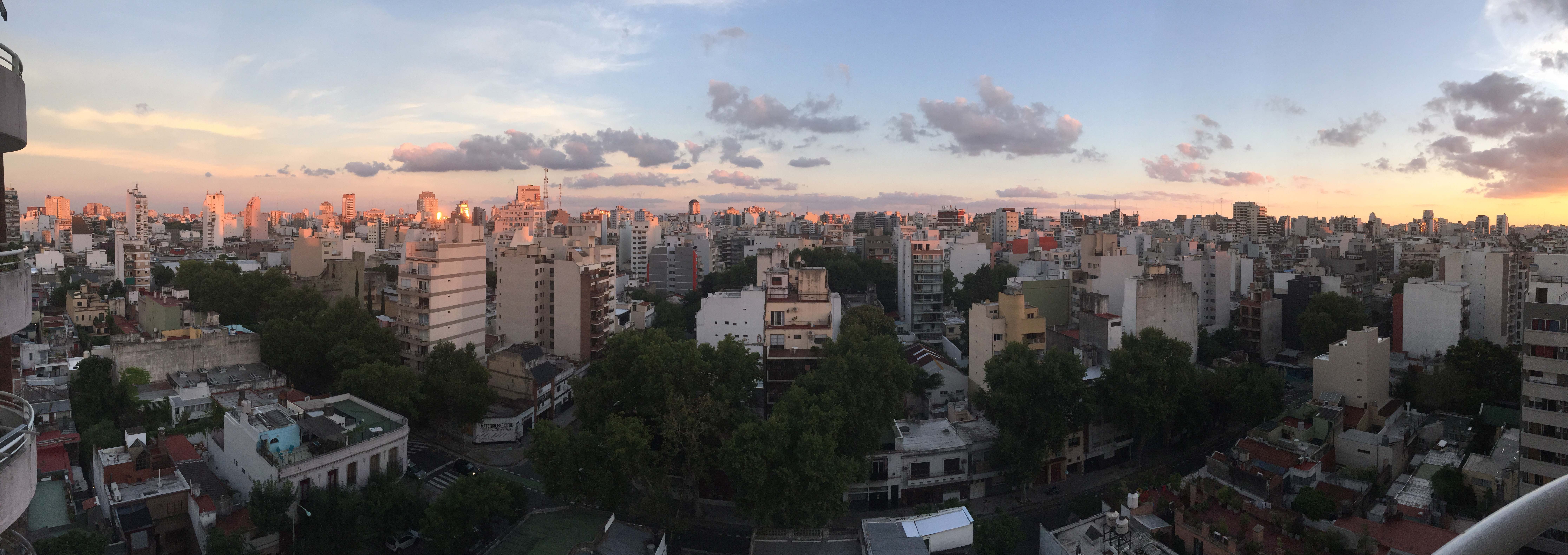 sunset, Buenos Aires — photograph by A.B. Quine
