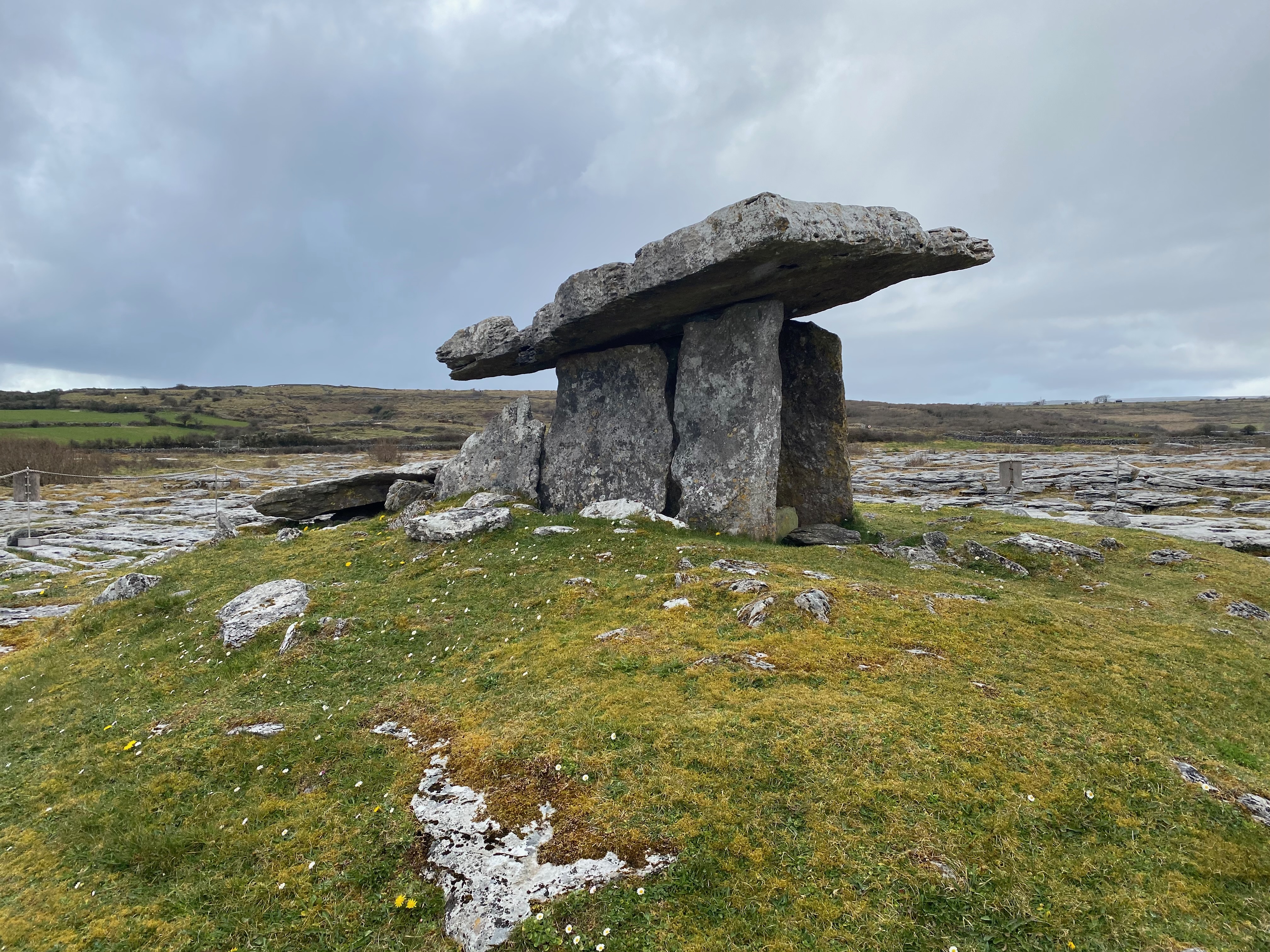 Poulnabrone Dolmen — photograph by A.B. Quine
