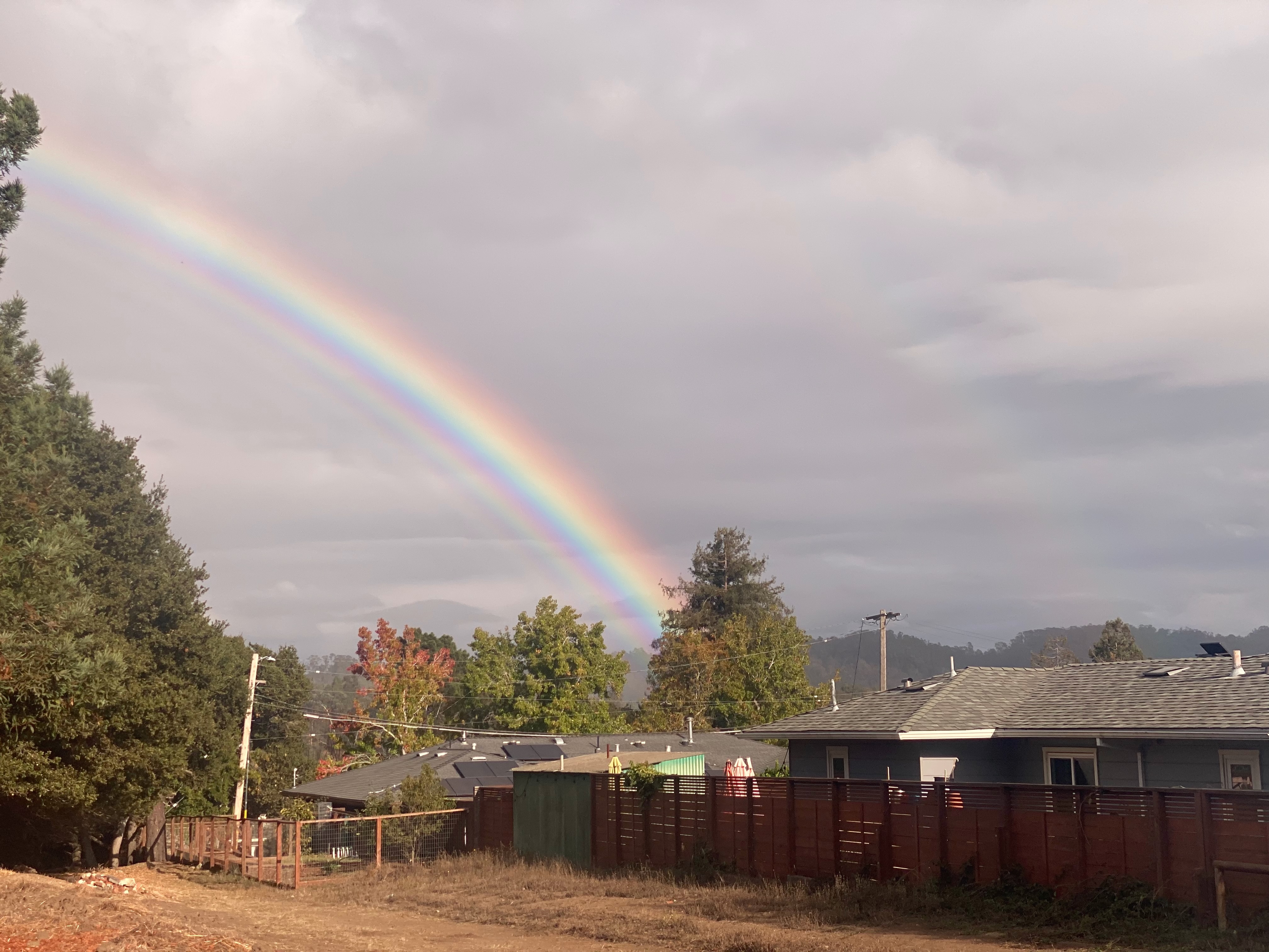 supernumerary rainbows — photograph by A.B. Quine