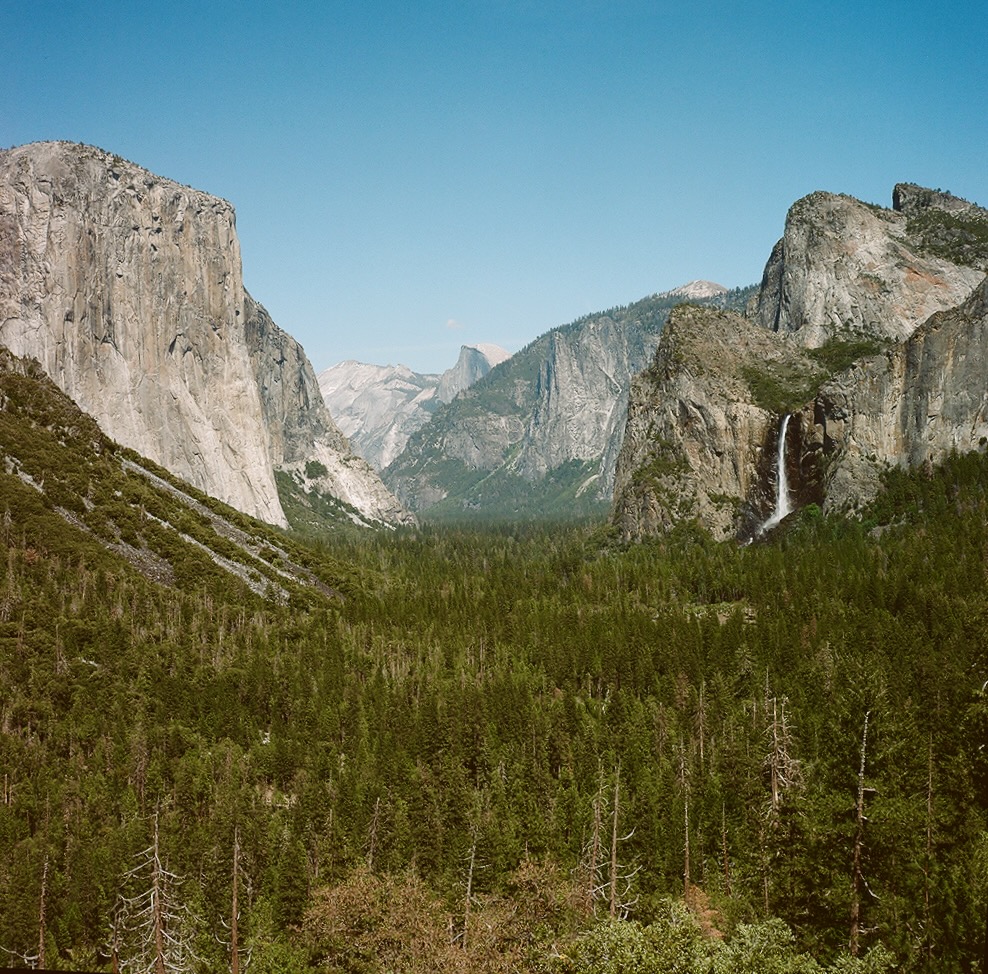 Tunnel View in Yosemite — photograph by A.B. Quine